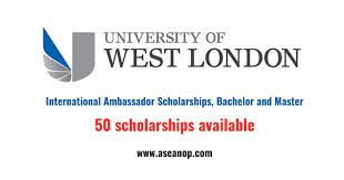 University of West London International Ambassador Scholarships 2024