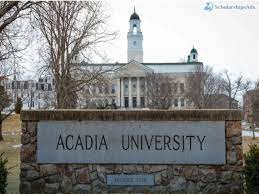 Acadia University Entrance Scholarship Awards, Nova Scotia Canada