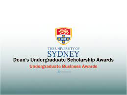 Dean's Undergraduate International Scholarship Awards At University Of Sydney, Australia