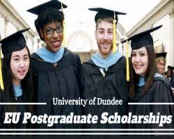 UK Dundee EU Postgraduate Scholarships