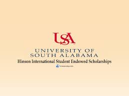USA Hinson International Student Endowed Scholarships