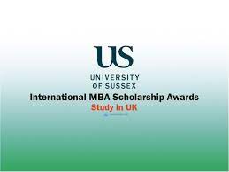 University Of Sussex International MBA Scholarship Awards, UK