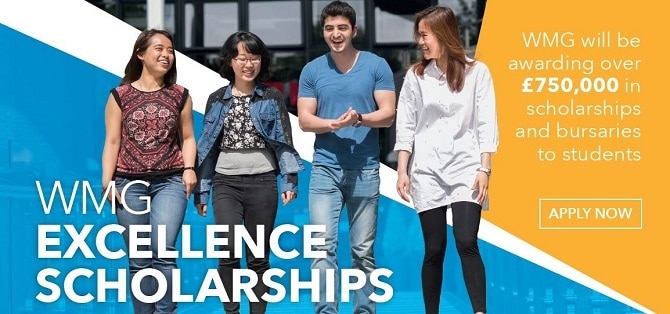 University of Warwick WMG Excellence Masters Scholarships