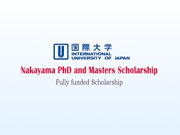 Nakayama Scholarship At The International University Of Japan
