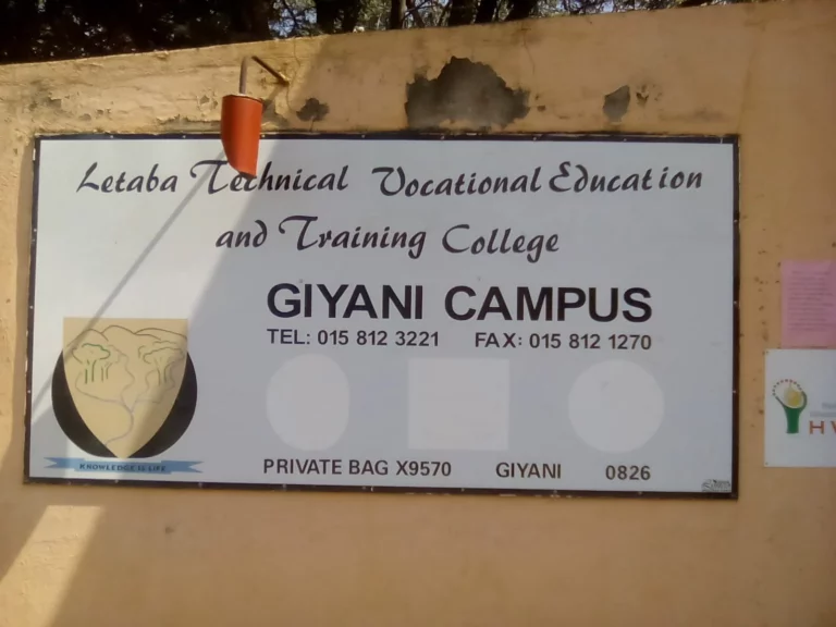 letaba tvet college online application 2023